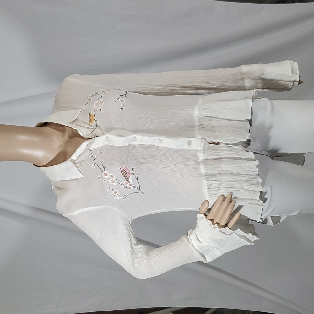 Hi-lo blouse